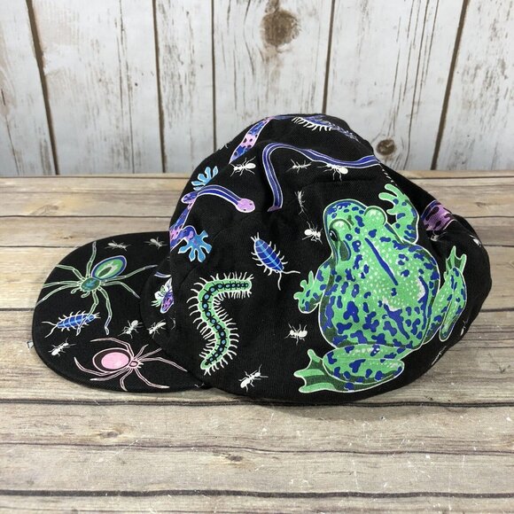 Vintage RARE Dan Gilbert Glow In The Dark Insects & Reptiles One Size Hat RARE - Picture 2 of 11